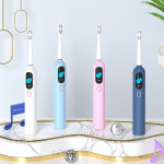 Sonic Sweep Electric Toothbrush HD Screen Adult Waterproof Toothbrush USB Rechargeable Toothbrush